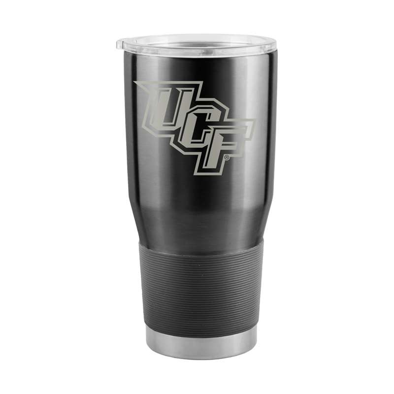 University of Central Flordia Knights 30oz Gun Metal Powder Coat Tumbler