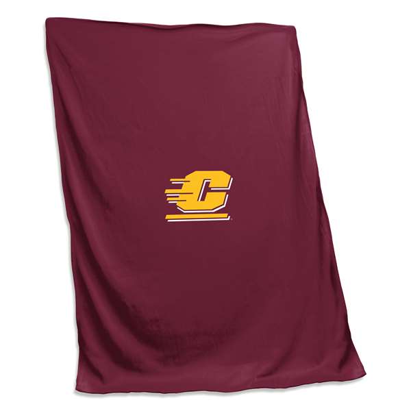 Central Michigan UniversitySweatshirt Blanket - 84 X 54 in.