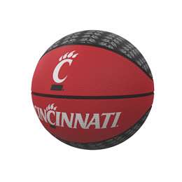 University of Cincinnati Bearcats Repeating Logo Youth Size Rubber Basketball