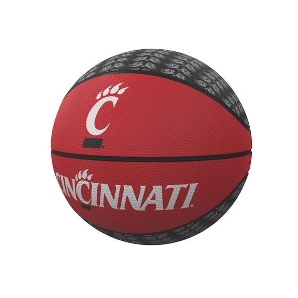 University of Cincinnati Bearcats Repeating Logo Youth Size Rubber Basketball