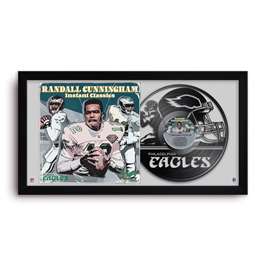 Philadelphia Eagles Randall Cunningham12 14"X26" Framed Vinyl Album Print   