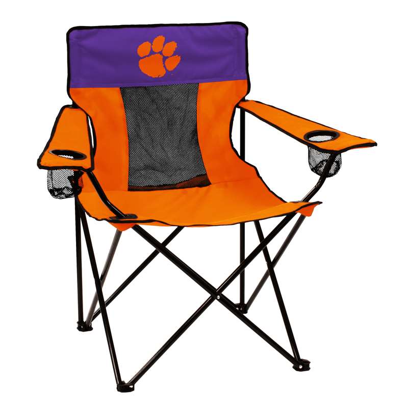 Clemson Tigers Elite Folding Chair with Carry Bag
