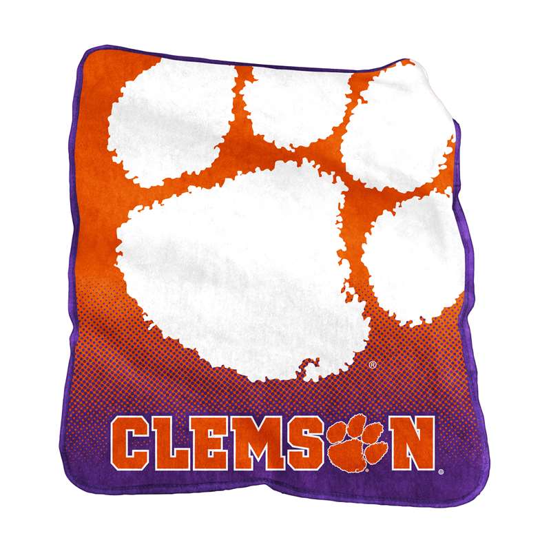 Clemson University Tigers Raschel Throw Blanket - 50 X 60 in.