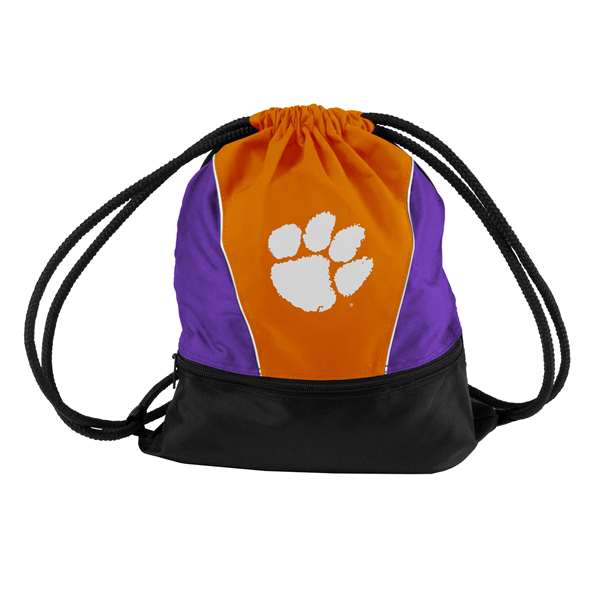 Clemson University Tigers Spirit Draw String Backpack Bag