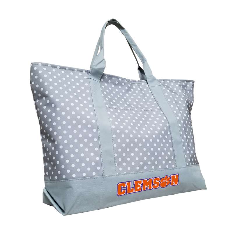 Clemson University Tigers Dot Tote Bag