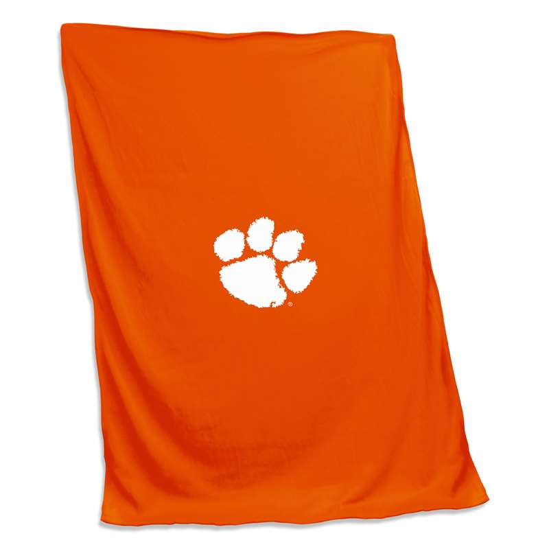 Clemson Tigers Sweatshirt Blanket 54X84 in.