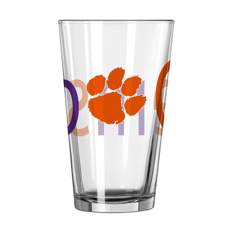 Clemson 16oz Overtime Pint Glass