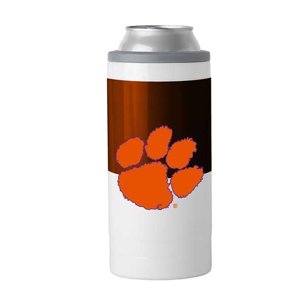 Clemson 12oz Colorblock Slim Can Coolie Coozie