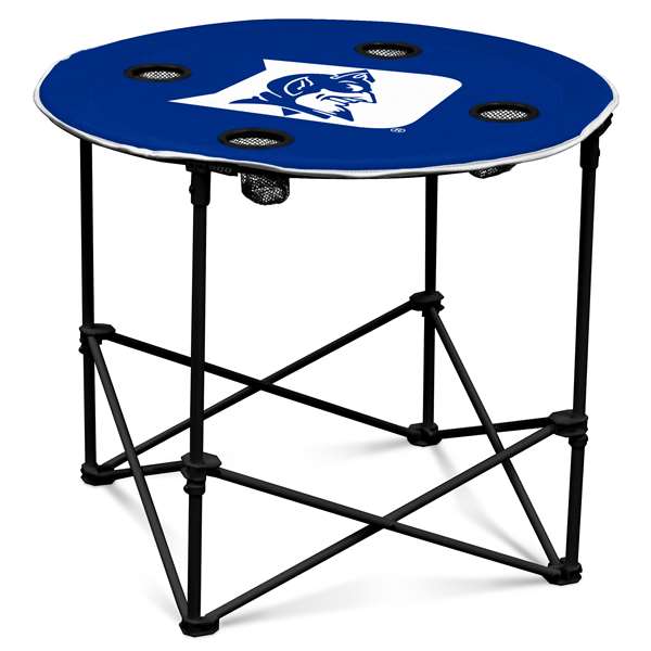 Duke University Blue Devils Round Folding Table with Carry Bag