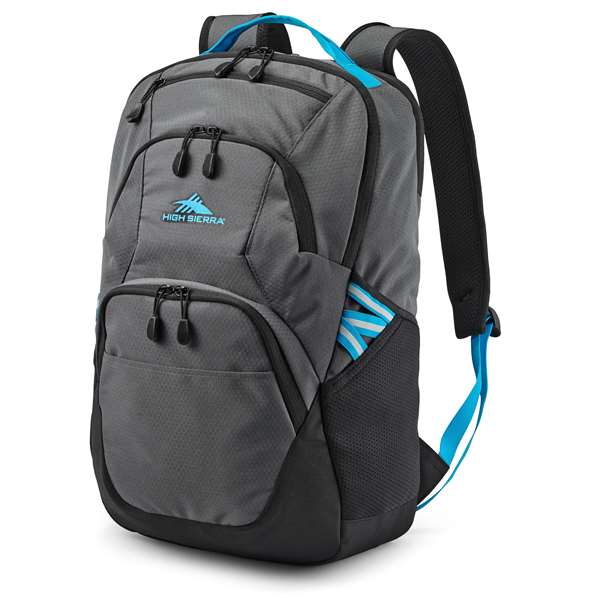 High Sierra Back to School Backpack  Swoop SG MERCURY/BLACK/POOL