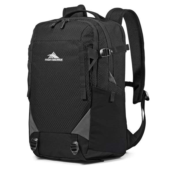 High Sierra Back to School Backpack  Takeover BLACK   