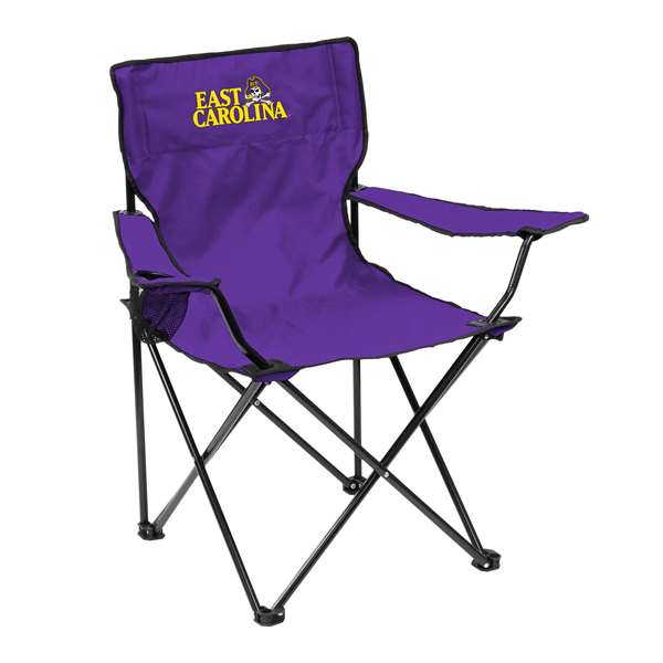 East Carolina University Pirates Quad Folding Chair with Carry Bag 
