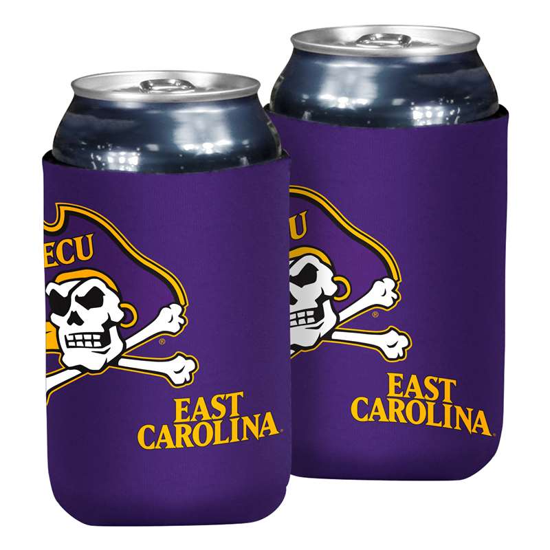 East Carolina Oversized Logo Flat Coozie