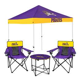 East Carolina Pirates Canopy Canopy Tailgate Bundle - Set Includes 9X9 Canopy, 2 Chairs and 1 Side Table