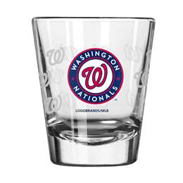 Washington Nationals 2oz Satin Etch Shot Glass