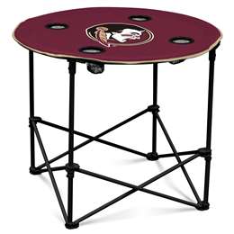 Florida State Seminoles Folding Round Tailgate Table with Carry Bag