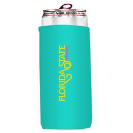 FL State Beach Club Slim Can Coozie