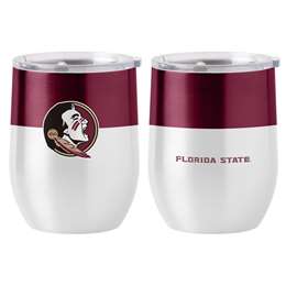 FL State Colorblock 16oz Stainless Curved Beverage