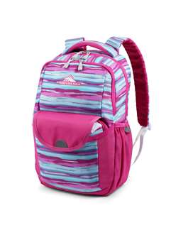 High Sierra Backpack Ollie Backpack Watercolor Stripes