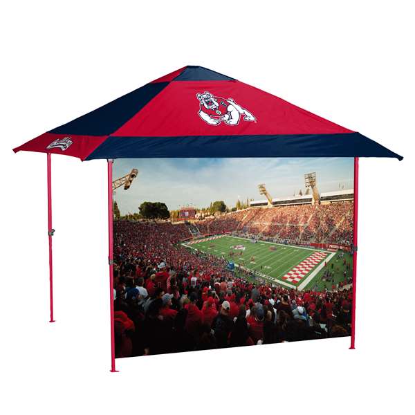 Fresno State Bulldogs Canopy Tent 12X12 Pagoda with Side Wall  