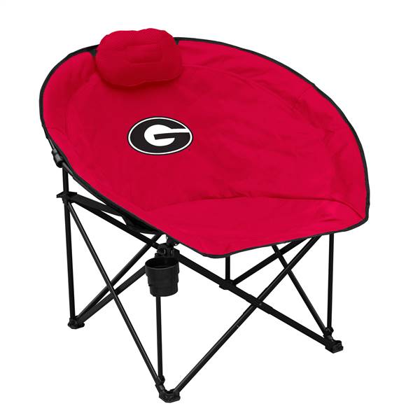 University of Georgia Bulldogs Sphere Squad Round Folding Dorm Chair