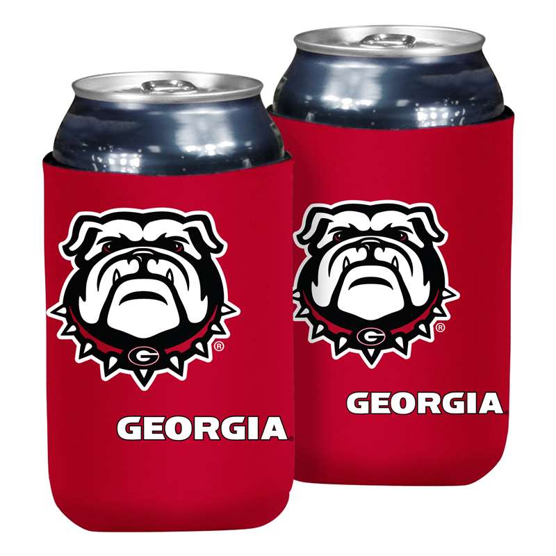 Georgia Oversized Logo Flat Coozie