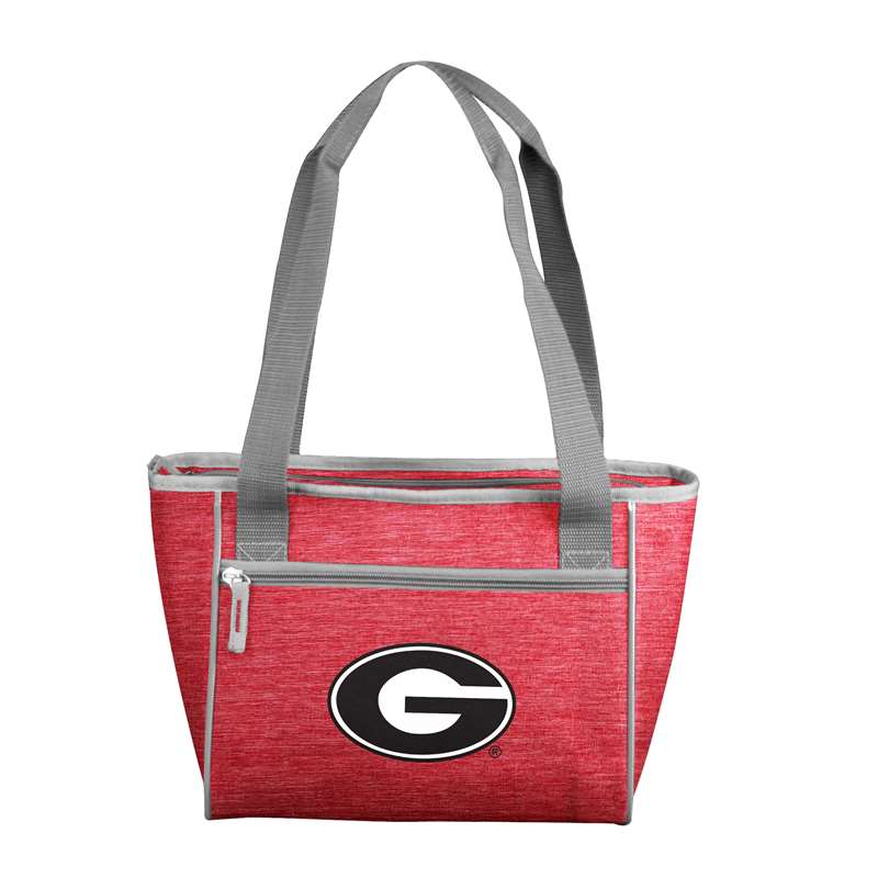 Georgia Bullbogs Crosshatch 16 Can Cooler Tote Bag