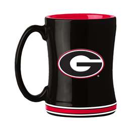 Georgia Black 14oz Relief Mug  