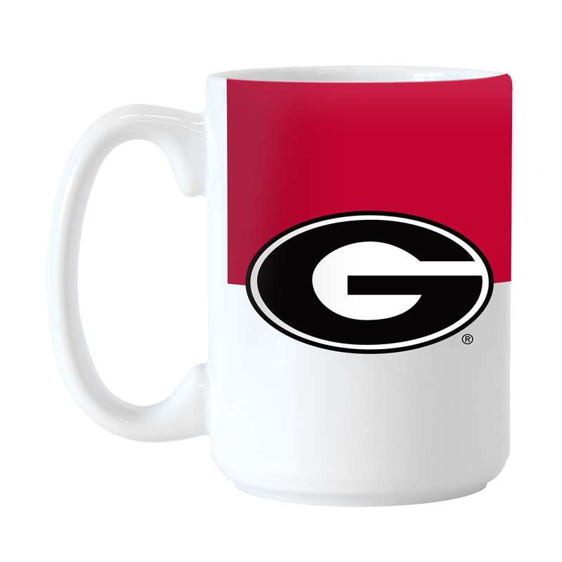 Georgia Colorblock 15 Oz Sublimated Mug