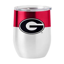 Georgia 16oz Colorblock Stainless Curved Beverage