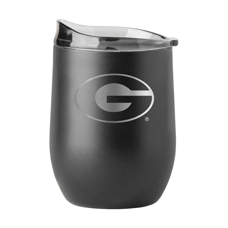 Georgia 16oz Etch Black Powder Coat Curved Beverage