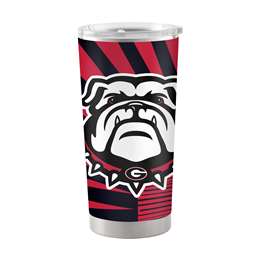 Georgia 20oz Mascot Stainless Steel Tumbler