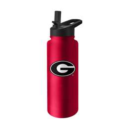 Georgia Logo 34oz Quencher Water Bottle