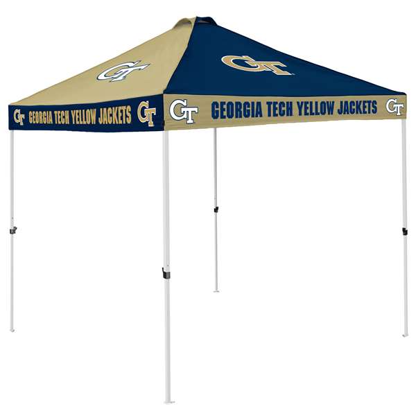 Georgia Tech Yellow Jackets 9 X 9 Checkerboard Canopy Shelter Tailgate Tent