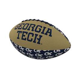 Georgia Tech Mini Size Rubber Footballl