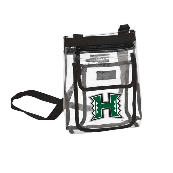 University of Hawaii Warriors Clear Gameday Crossbody Tote Bag