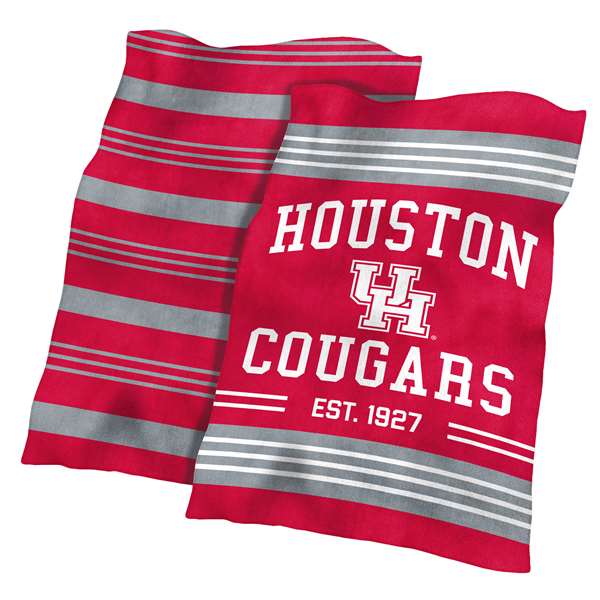 Houston Cougars Colorblock Plush Blanket 60X70 inches