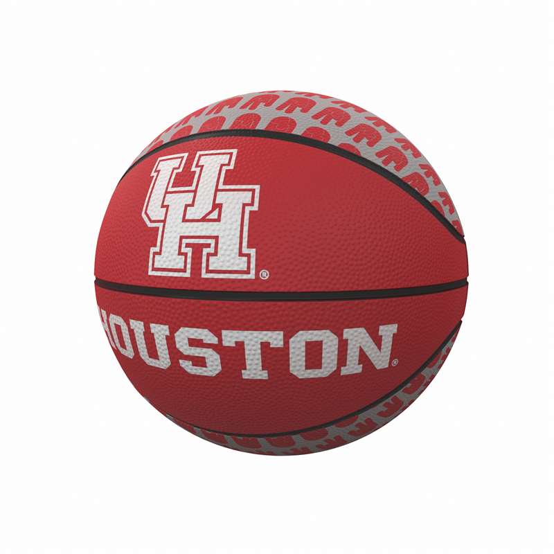 University of Houston Cougars Repeating Logo Youth Size Rubber Basketball