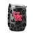 Houston Leopard 16oz Black Powdercoat Curved Beverage