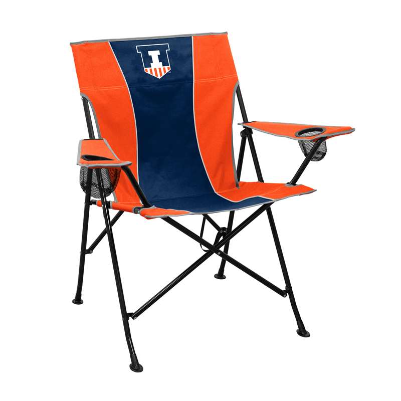 University of Illinois Fighting Illini Pregame Folding Chair with Carry Bag