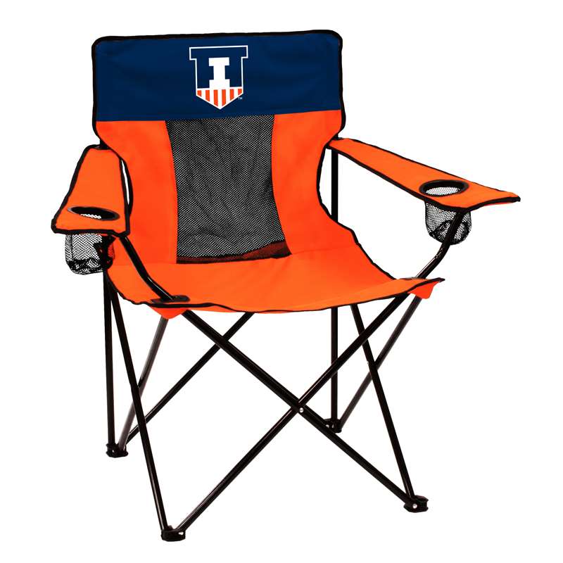 Illinois Fighting Illini Elite Folding Chair with Carry Bag