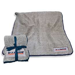 University of Illinois Fighting Illinni Frosty Fleece Blanket 60 X 50 inches