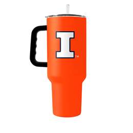 Illinois Fighting Illini 40oz. Flipside Powder Coat Tumbler with Handle