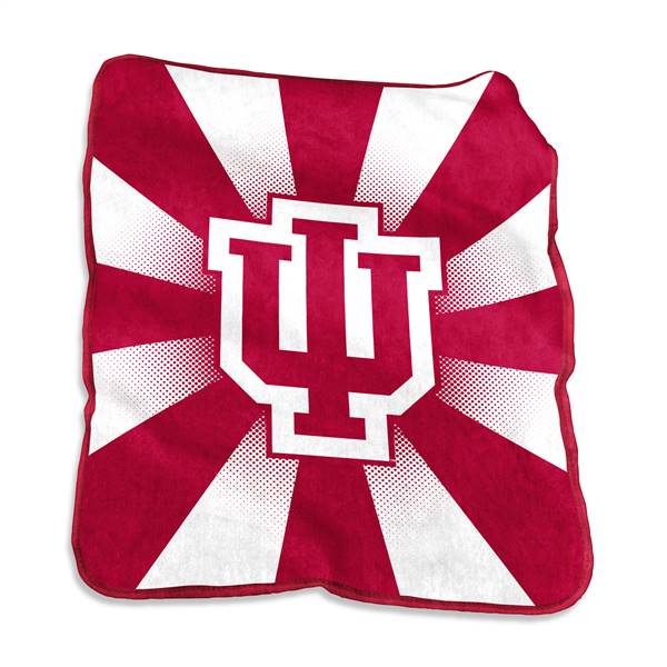 University of Indiana Hoosiers Raschel Throw Blanket