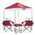 Indiana Hoosiers Canopy Tailgate Bundle - Set Includes 9X9 Canopy, 2 Chairs and 1 Side Table