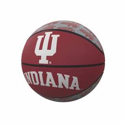 University of Indiana Hoosiers Repeating Logo Youth Size Rubber Basketball
