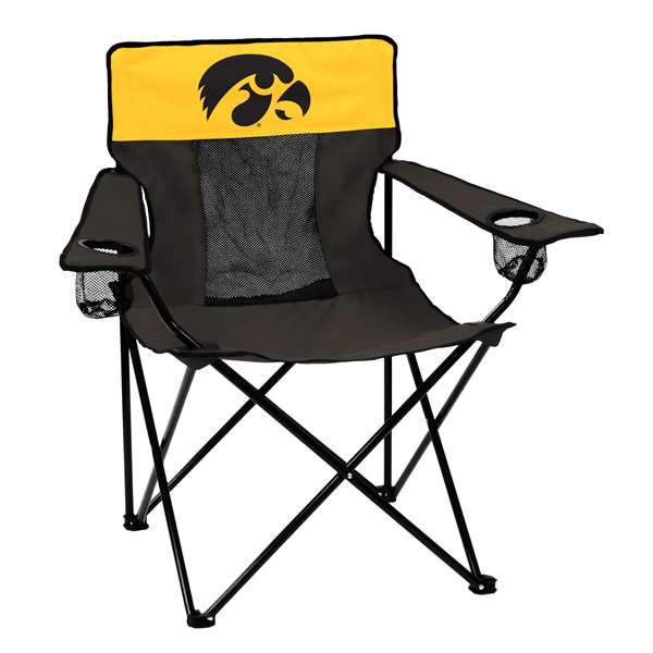 Iowa Hawkeyes Elite Folding Chair with Carry Bag
