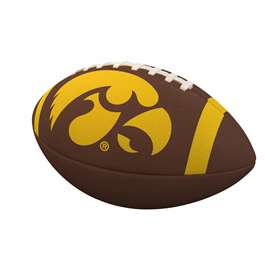 University of Iowa Hawkeyes Team Stripe Official Size Composite Football  
