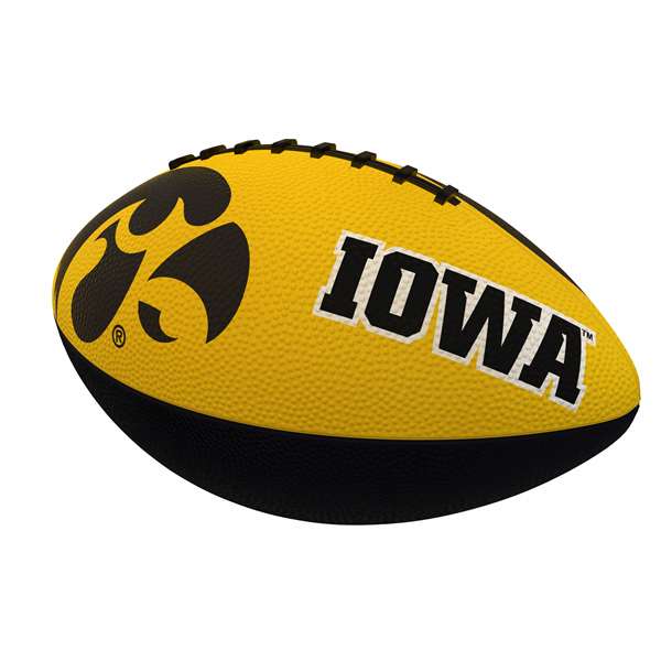 University of Iowa Hawkeyes Junior Size Rubber Football