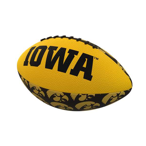 Iowa Hawkeyes Youth-Size Rubber Football